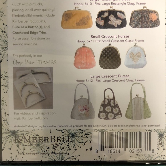 Kimberbell Clasp Purses - Picture 3 of 6